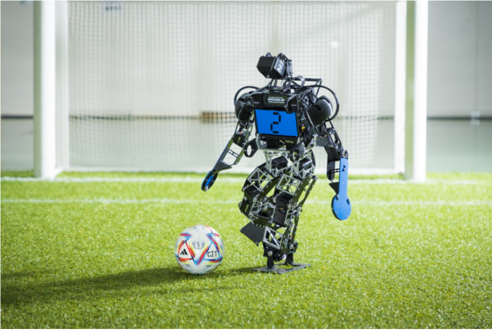 结束:机器人足球演示