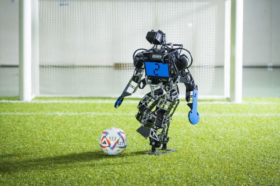 Humanoid robot SUSTAINA-OP™ for soccer competitions